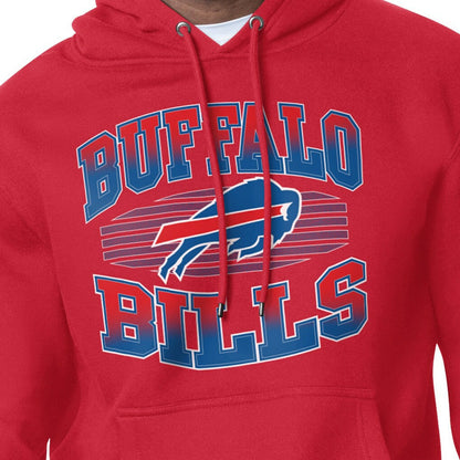 Buffalo Bills Starter Team Grit Graphic Hoodie - Red on sale