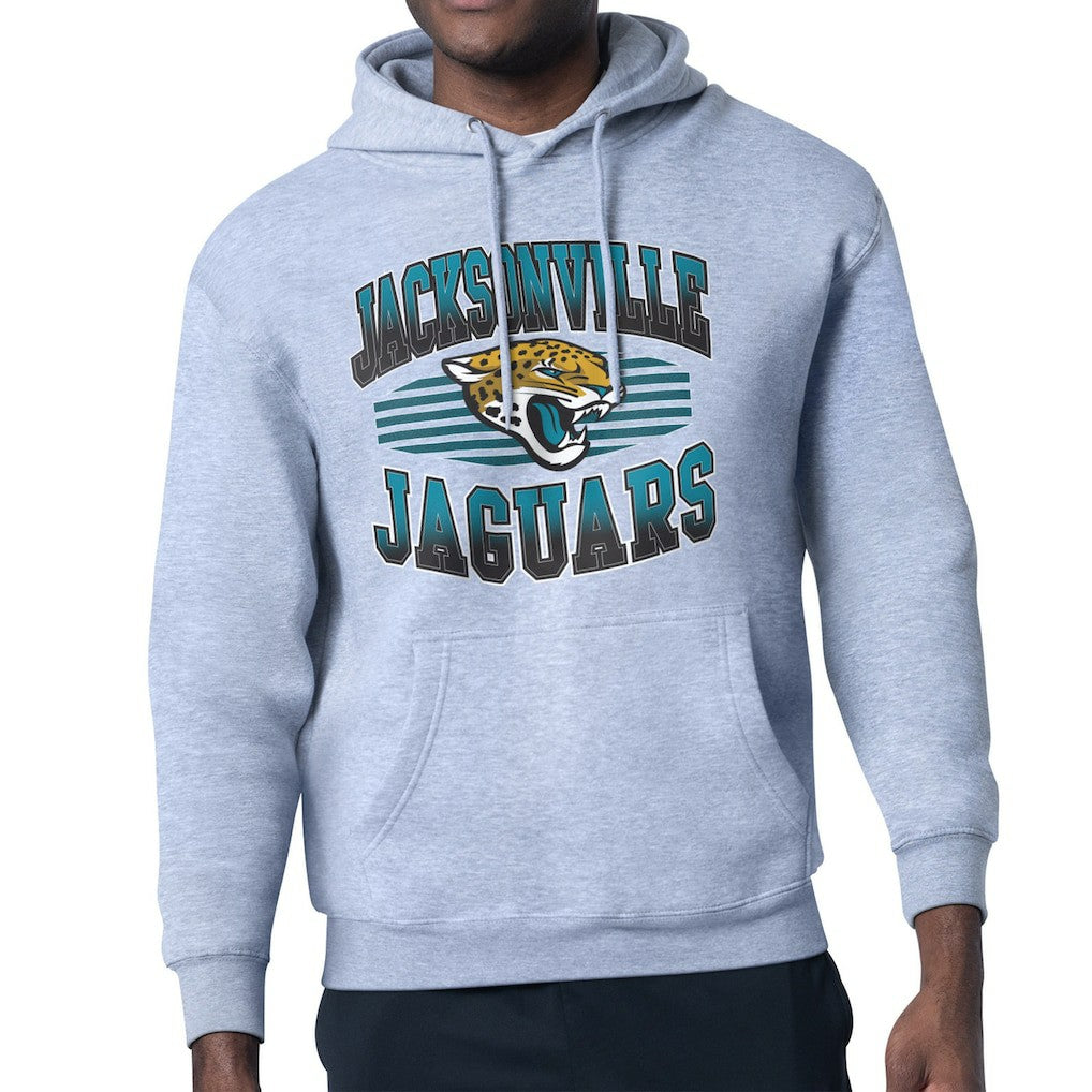 Jacksonville Jaguars Starter Team Grit Graphic Hoodie - Heather Gray cheap