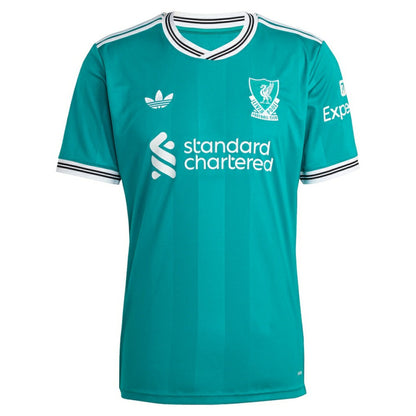 Virgil van Dijk Liverpool 2025/26 Third Replica Player Jersey - Green | Adidas sale