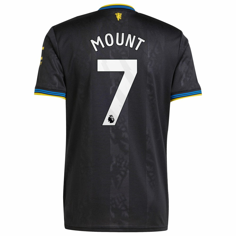 Mason Mount Manchester United 2025/26 Third Replica Player Jersey - Black | Adidas outlet