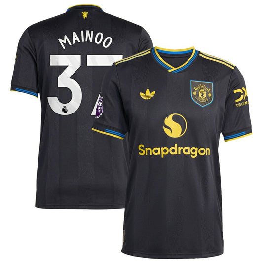 Kobbie Mainoo Manchester United 2025/26 Third Player Jersey - Black | Adidas cheap