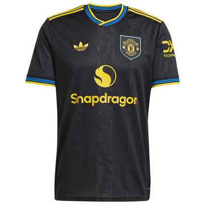 Kobbie Mainoo Manchester United 2025/26 Third Replica Player Jersey - Black | Adidas shop
