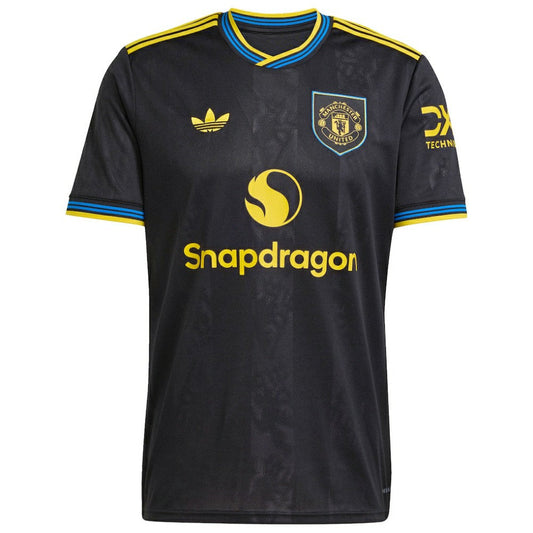 Kobbie Mainoo Manchester United 2025/26 Third Replica Player Jersey - Black | Adidas shop