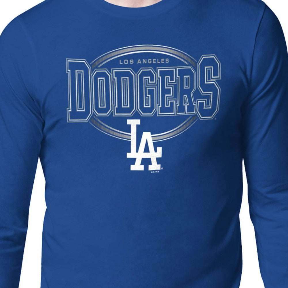 Los Angeles Dodgers Starter Team Track Graphic Long Sleeve T-Shirt - Royal