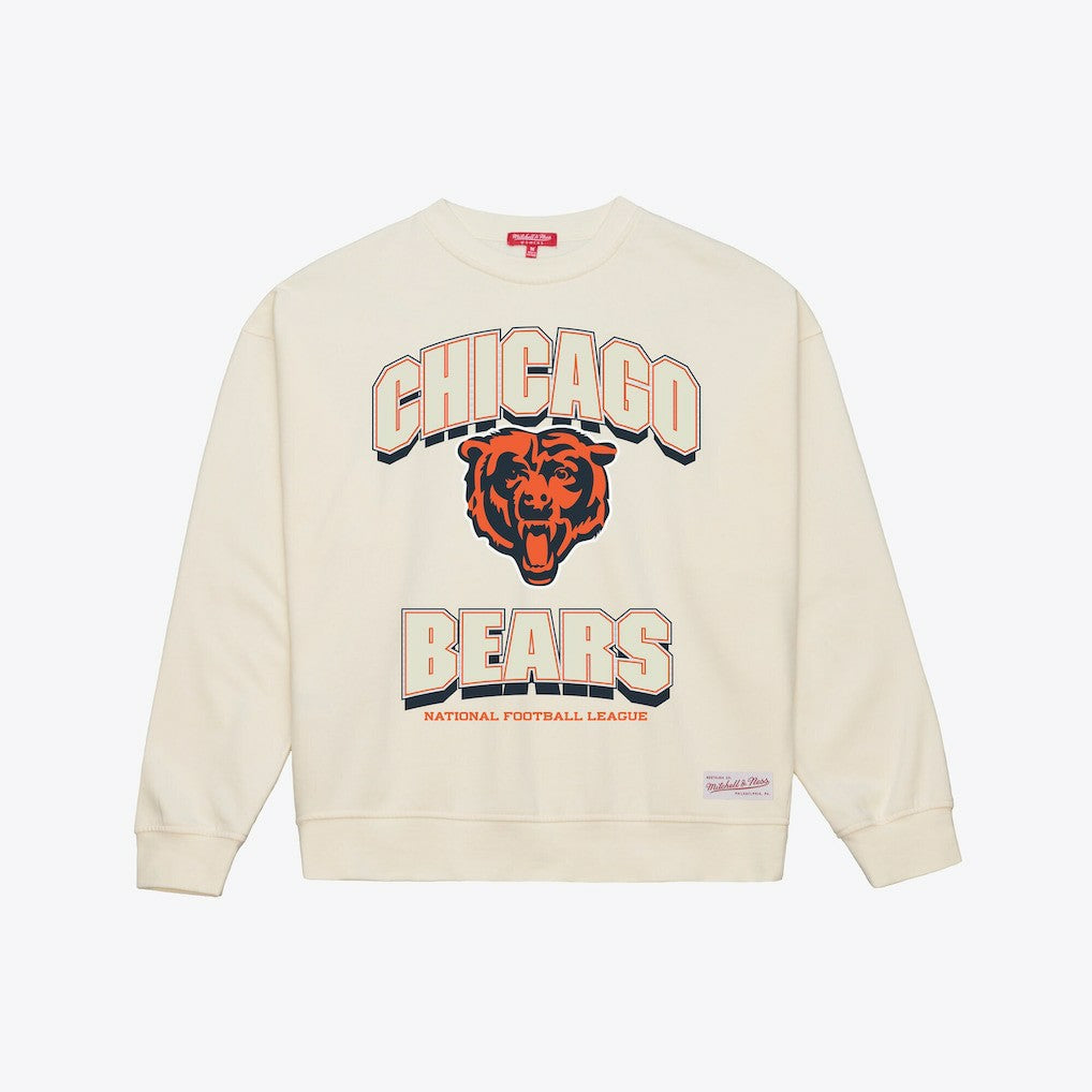 Chicago Bears Women's Tonal Arch Sweatshirt - Cream cheap