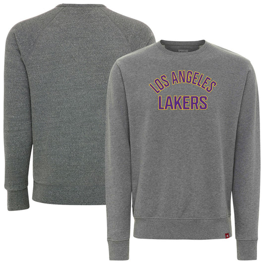 Los Angeles Lakers Sportiqe Unisex Genuine Issue Collection Biltmore Sweatshirt - Gray for sale