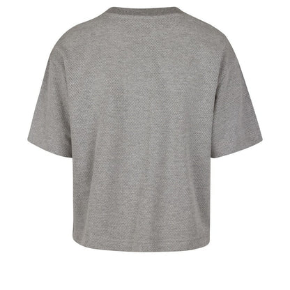 Cleveland Cavaliers '47 Women's Pivot Drop Needle Cropped T-Shirt sale - Gray | 47 brand discount