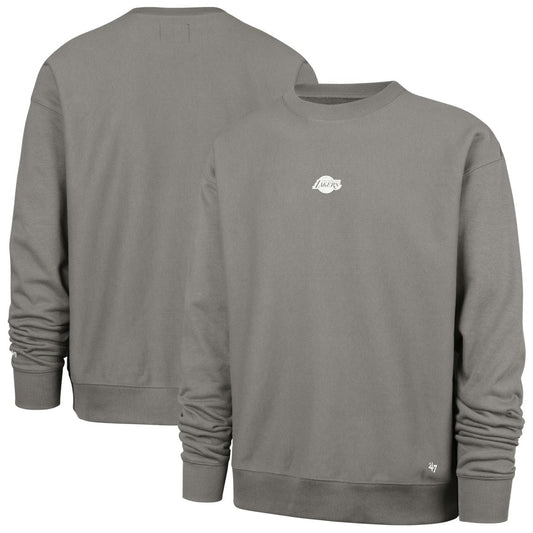 Los Angeles Lakers '47 Offside Foundation Crew Neck Sweatshirt - Gray | 47 brand outlet