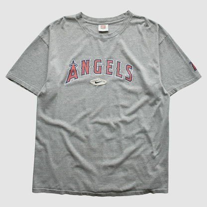 Los Angeles Angels 2000s T-Shirt - Gray Vintage | Nike