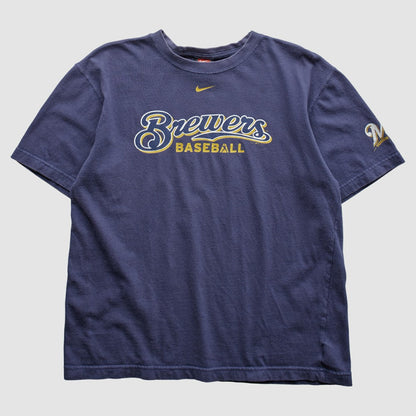 Milwaukee Brewers 2004 T-Shirt - Navy Vintage | Nike