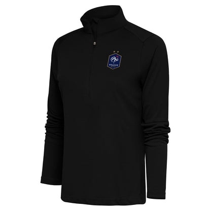 France National Team Antigua Women's Statement Half-Zip Pullover - Black sale