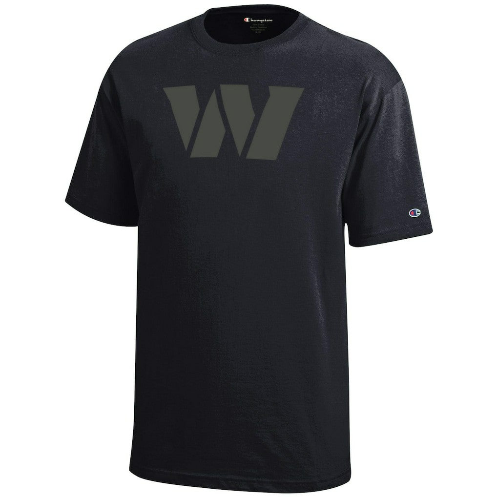 Washington Commanders Champion Youth Tonal T-Shirt - Black sale