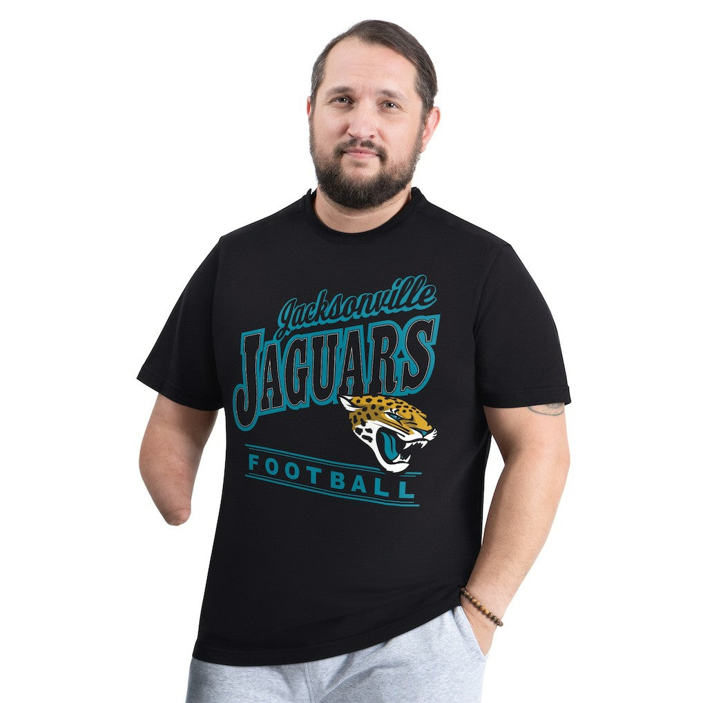 Jacksonville Jaguars G-III Sports by Carl Banks Adaptive Headliner Graphic T-Shirt - Black sale
