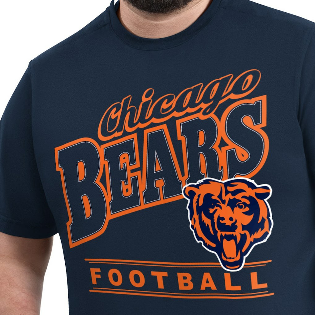 Chicago Bears G-III Sports by Carl Banks Adaptive Headliner Graphic T-Shirt - Navy online