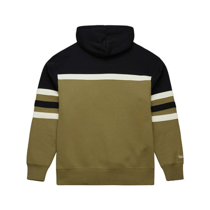 Buffalo Bills Vintage Logo Head Coach Hoodie - Olive on sale