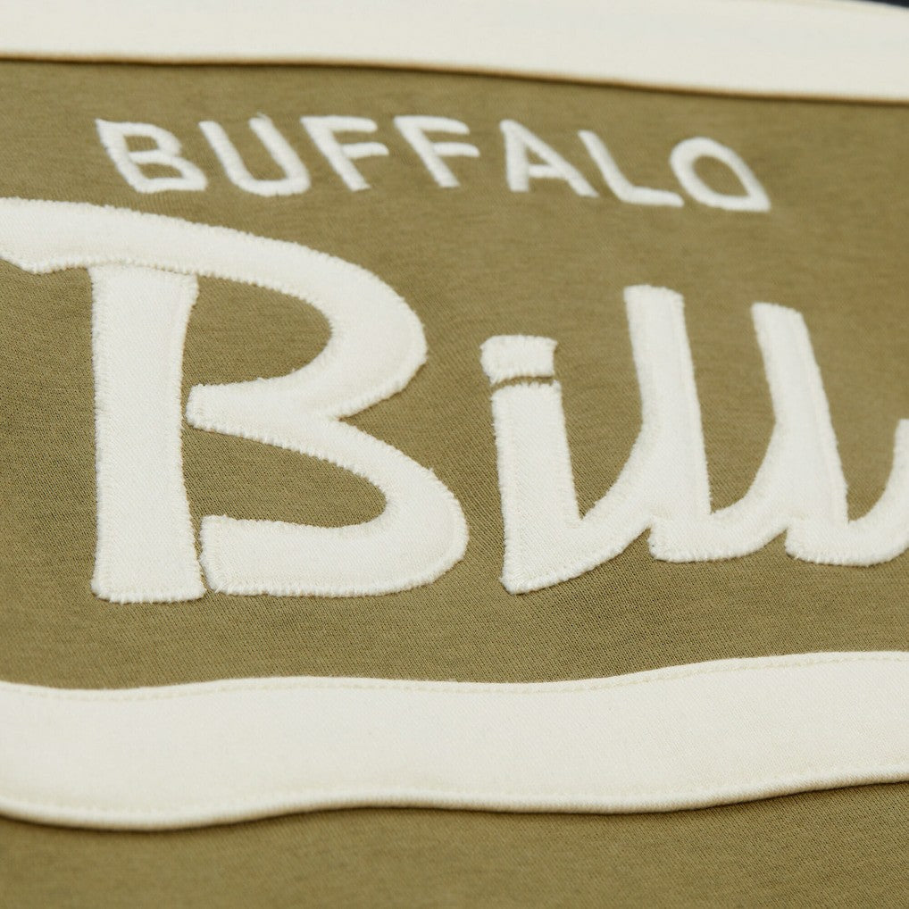 Buffalo Bills Vintage Logo Head Coach Hoodie - Olive on sale