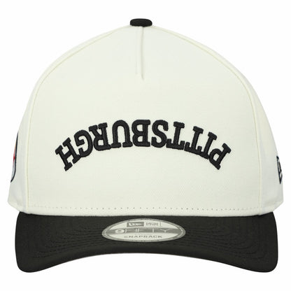 Pittsburgh Steelers New Era Upside Down 9FIFTY A-Frame Snapback Hat - Cream cheap