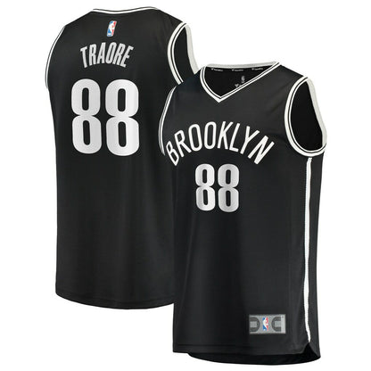 Nolan Traoré Brooklyn Nets Fast Break Replica Jersey - Black - Icon Edition | Fanatics for sale