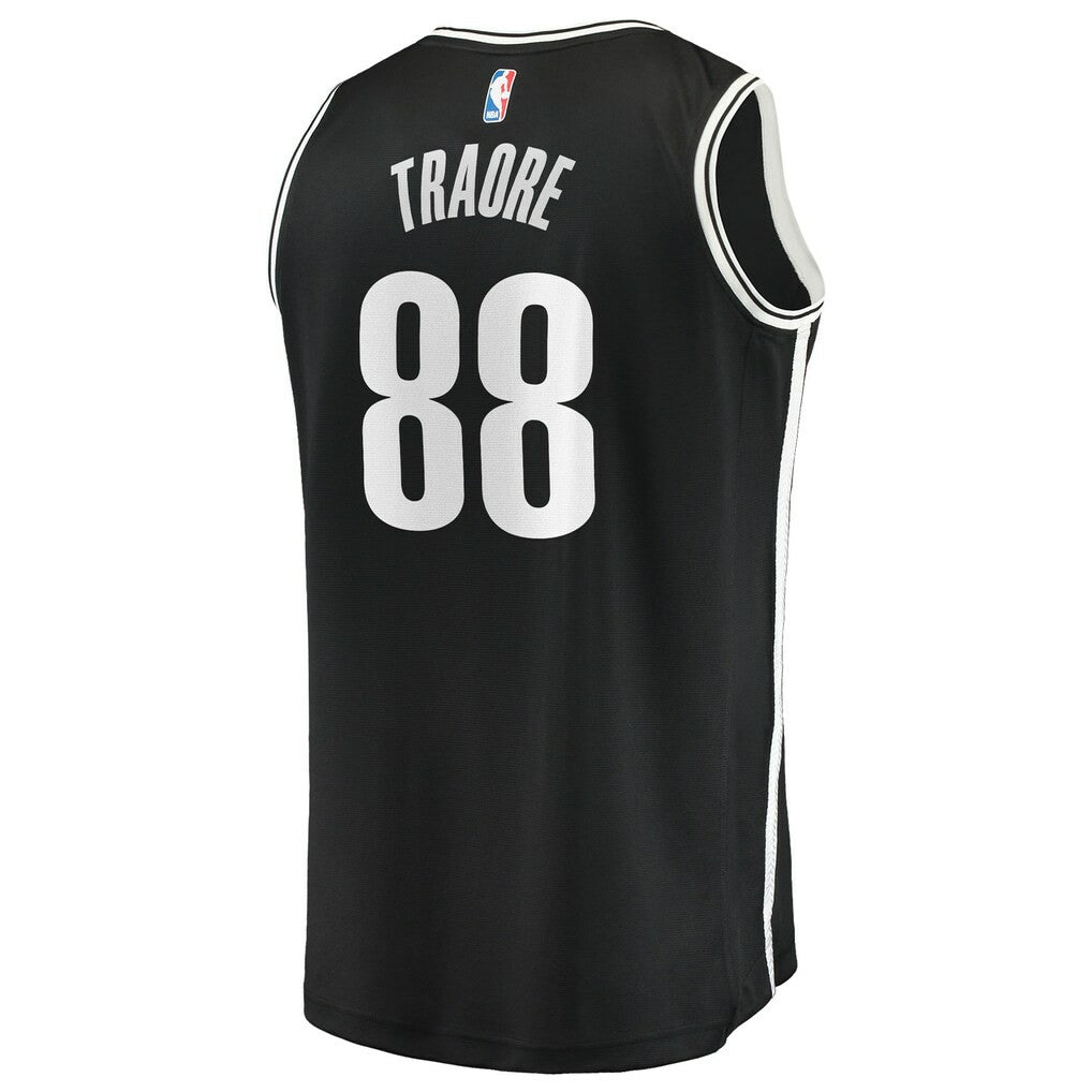 Nolan Traoré Brooklyn Nets Fast Break Replica Jersey - Black - Icon Edition | Fanatics for sale