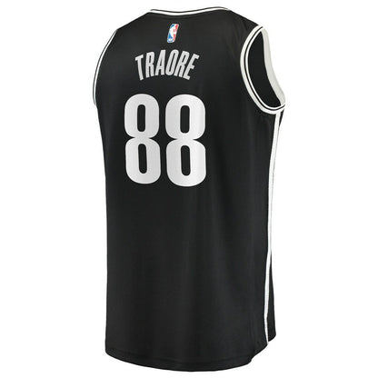 Nolan Traoré Brooklyn Nets Youth Fast Break Replica Jersey - Black - Icon Edition | Fanatics for sale