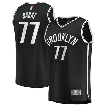 Ben Saraf Brooklyn Nets Fast Break Replica Jersey - Black - Icon Edition | Fanatics discount