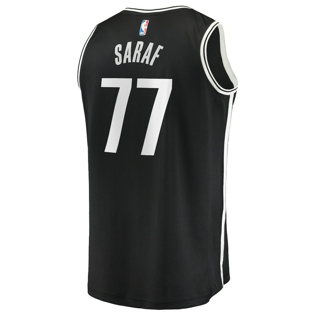 Ben Saraf Brooklyn Nets Fast Break Replica Jersey - Black - Icon Edition | Fanatics discount