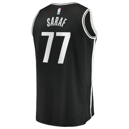 Ben Saraf Brooklyn Nets Fast Break Replica Jersey - Black - Icon Edition | Fanatics discount