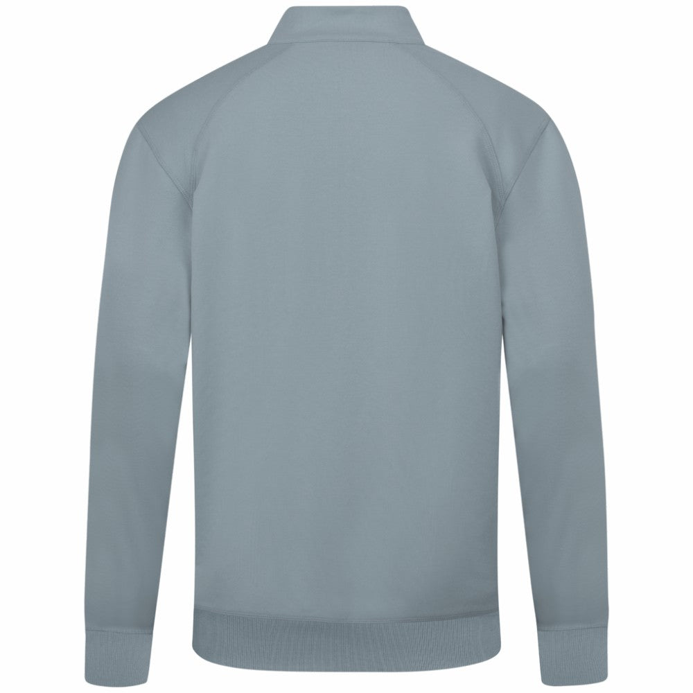 New York Yankees Levelwear Upright Insignia Tri-Blend Quarter-Zip Pullover - Gray