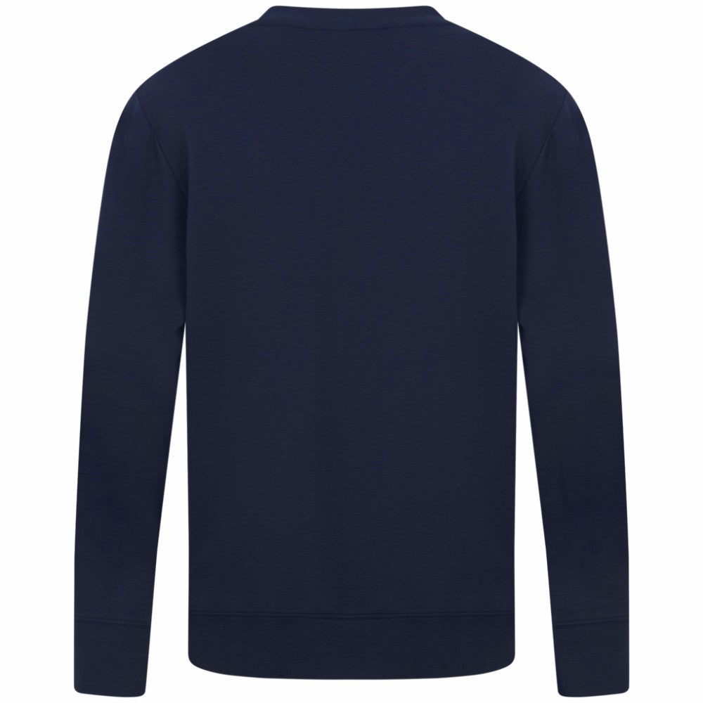 New York Yankees Levelwear Mandate Carve Tri-Blend Sweatshirt - Navy