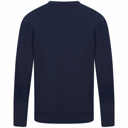 New York Yankees Levelwear Mandate Carve Tri-Blend Sweatshirt - Navy