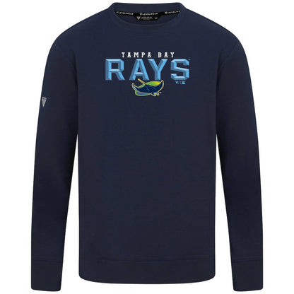 Tampa Bay Rays Levelwear Mandate Carve Tri-Blend Sweatshirt - Navy