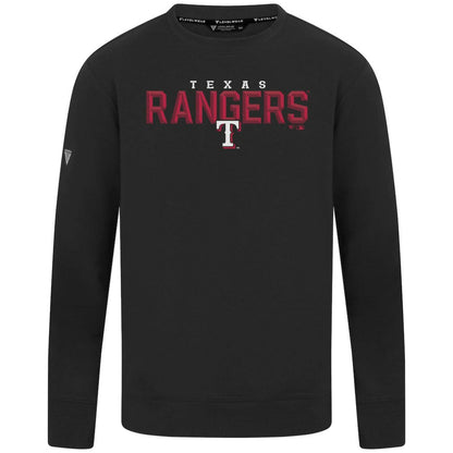 Texas Rangers Levelwear Mandate Carve Tri-Blend Sweatshirt - Black