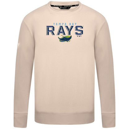 Tampa Bay Rays Levelwear Mandate Carve Tri-Blend Sweatshirt - Khaki