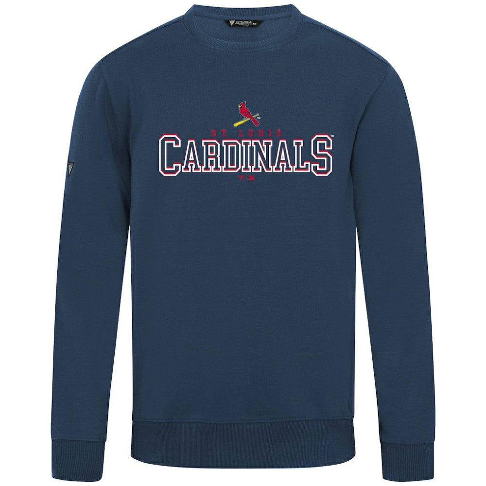 St. Louis Cardinals Levelwear Zane Journey Sweatshirt - Navy