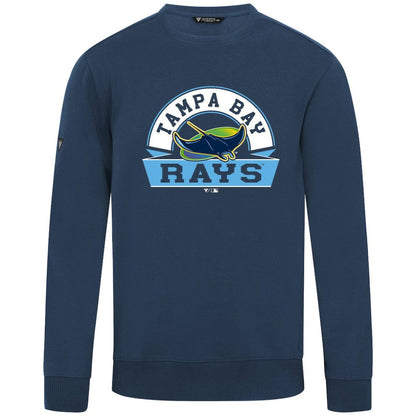 Tampa Bay Rays Levelwear Zane Banner Arch Sweatshirt - Navy