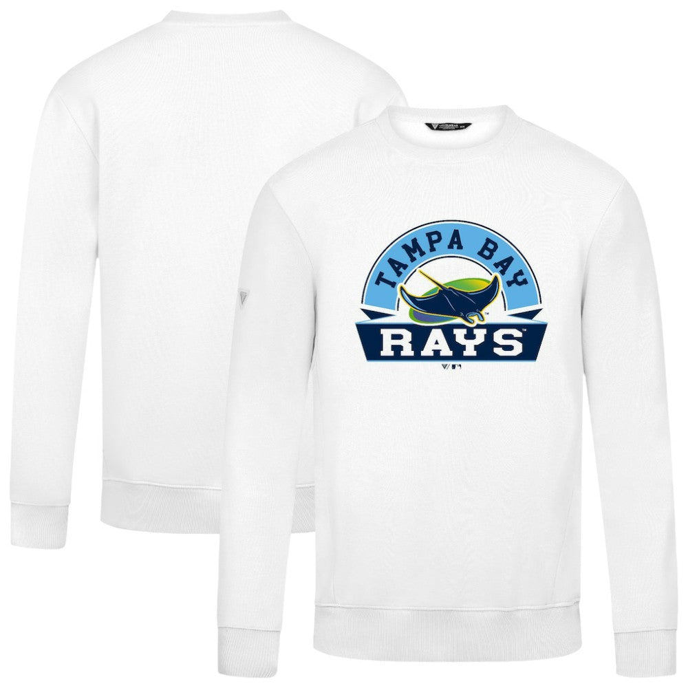 Tampa Bay Rays Levelwear Zane Banner Arch Sweatshirt - White