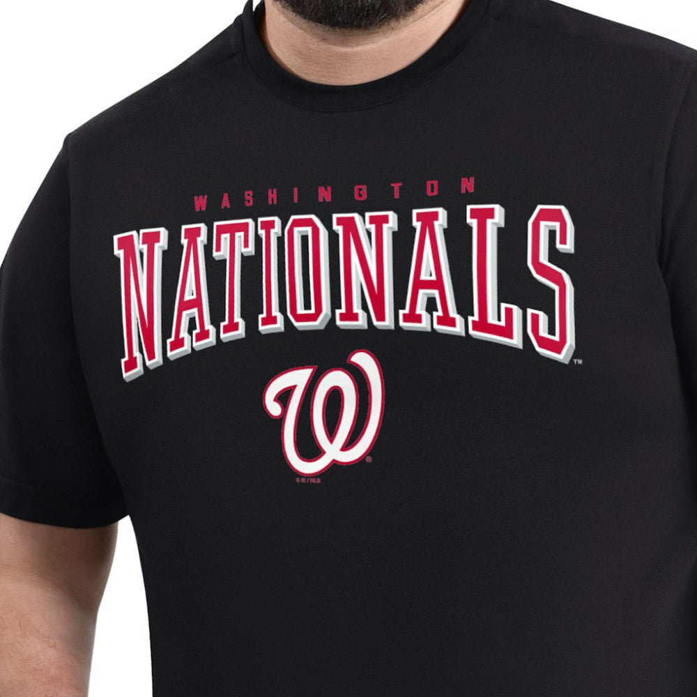 Washington Nationals G-III Sports by Carl Banks Adaptive Classic Team Spirit T-Shirt - Navy