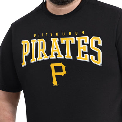 Pittsburgh Pirates G-III Sports by Carl Banks Adaptive Classic Team Spirit T-Shirt - Black