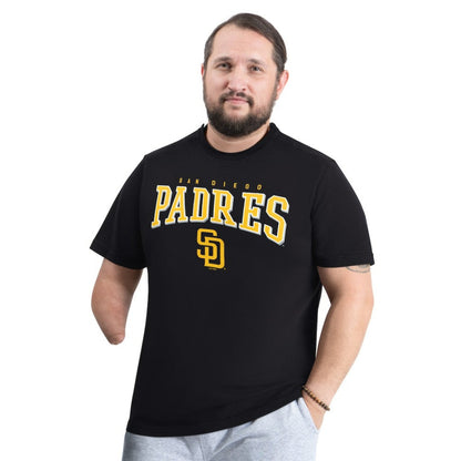 San Diego Padres G-III Sports by Carl Banks Adaptive Classic Team Spirit T-Shirt - Black