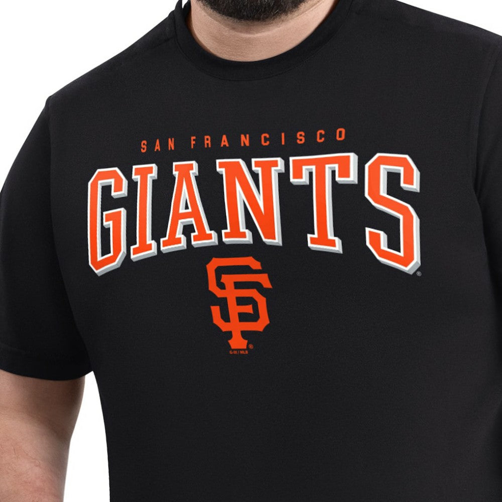San Francisco Giants G-III Sports by Carl Banks Adaptive Classic Team Spirit T-Shirt - Black