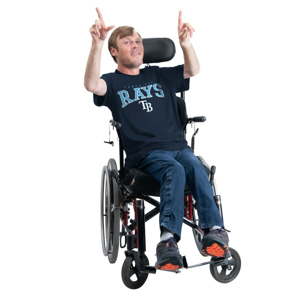 Tampa Bay Rays G-III Sports by Carl Banks Adaptive Classic Team Spirit T-Shirt - Navy