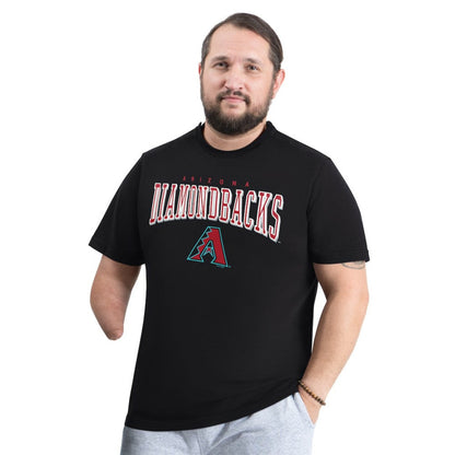Arizona Diamondbacks G-III Sports by Carl Banks Adaptive Classic Team Spirit T-Shirt - Black