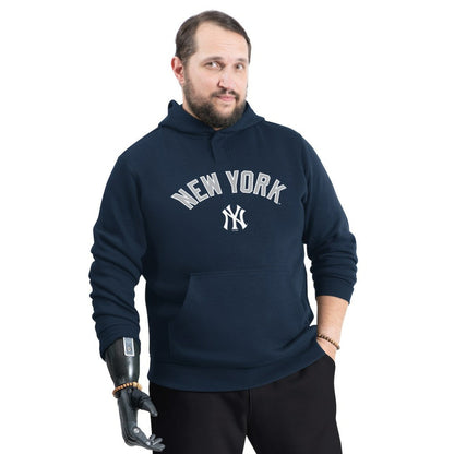 New York Yankees G-III Sports by Carl Banks Adaptive Lockup Fleece Hoodie - Navy