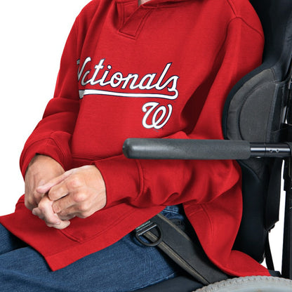 Washington Nationals G-III Sports by Carl Banks Adaptive Lockup Fleece Hoodie - Red
