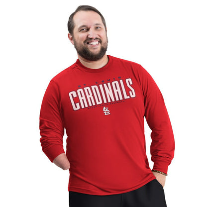St. Louis Cardinals G-III Sports by Carl Banks Adaptive Long Sleeve T-Shirt - Red