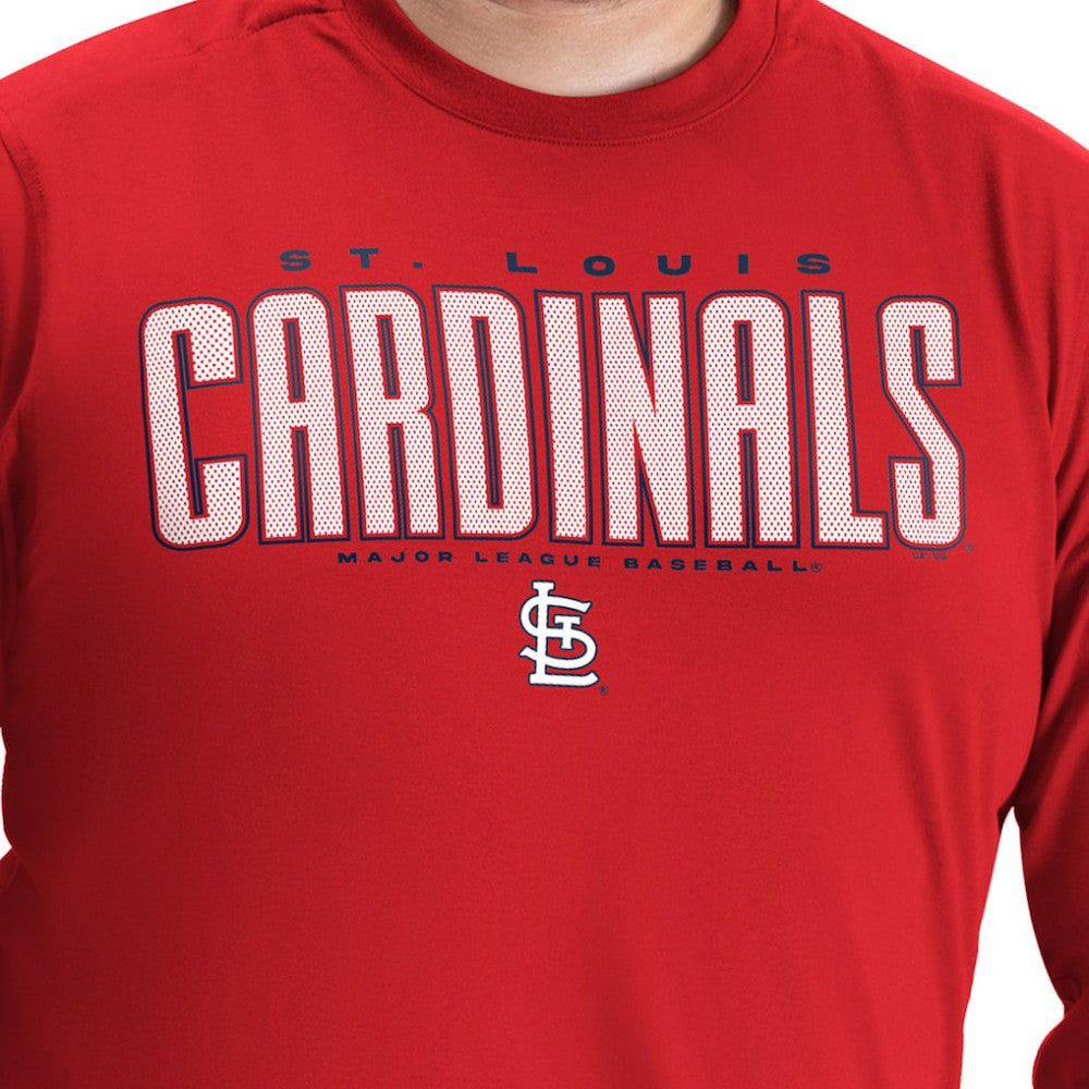 St. Louis Cardinals G-III Sports by Carl Banks Adaptive Long Sleeve T-Shirt - Red