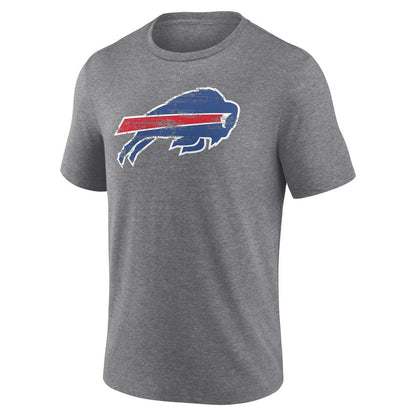 Buffalo Bills Heritage Custom Name & Number Tri-Blend T-Shirt - Gray cheap