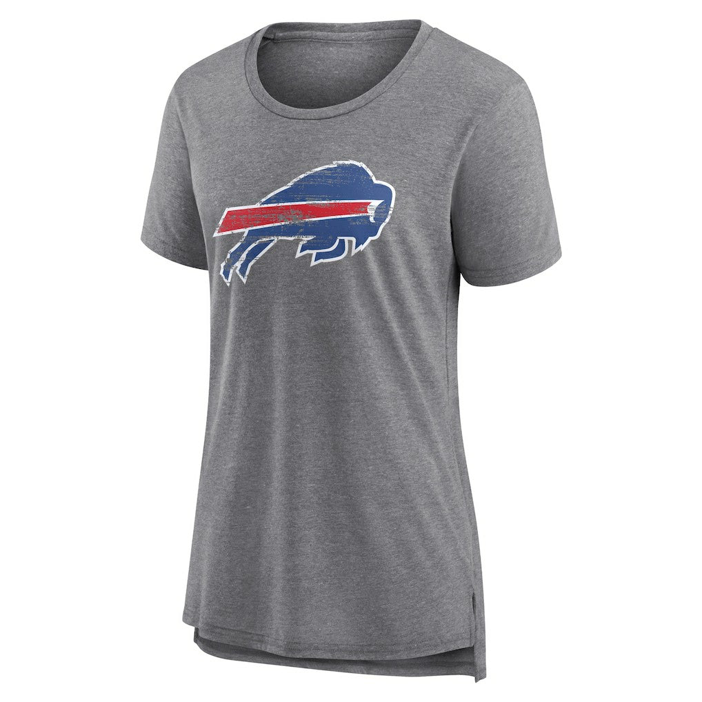 Buffalo Bills Women's Heritage Custom Name & Number Tri-Blend T-Shirt - Gray cheap