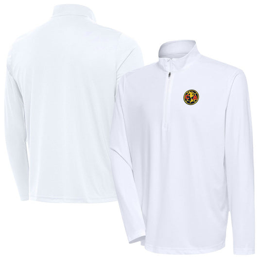 Club America Antigua Statement Quarter-Zip Pullover - White cheap
