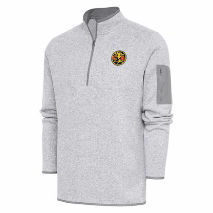 Club America Antigua Elevate Quarter-Zip Pullover - Heather Gray discount